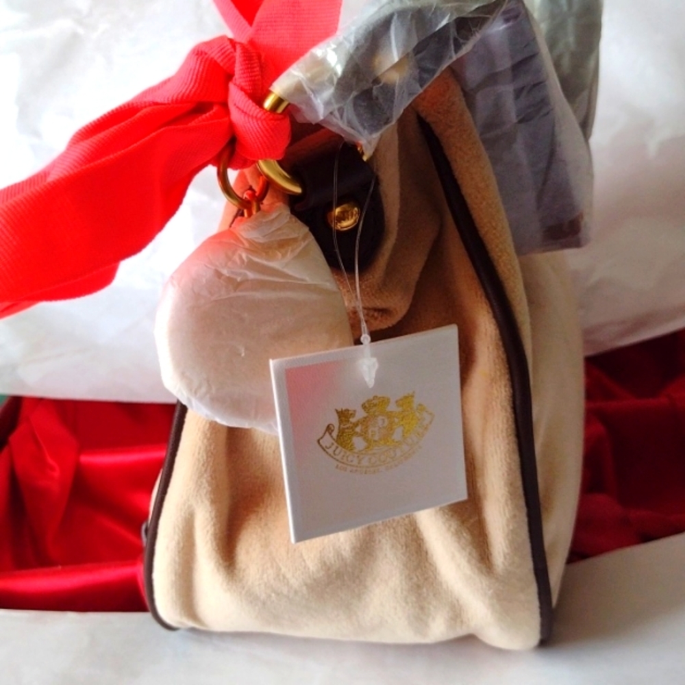 JC Velvet Cream Crest n' ๐ Orange Gold Black Monogram Crystal Embellished NWT - Picture 1 of 12